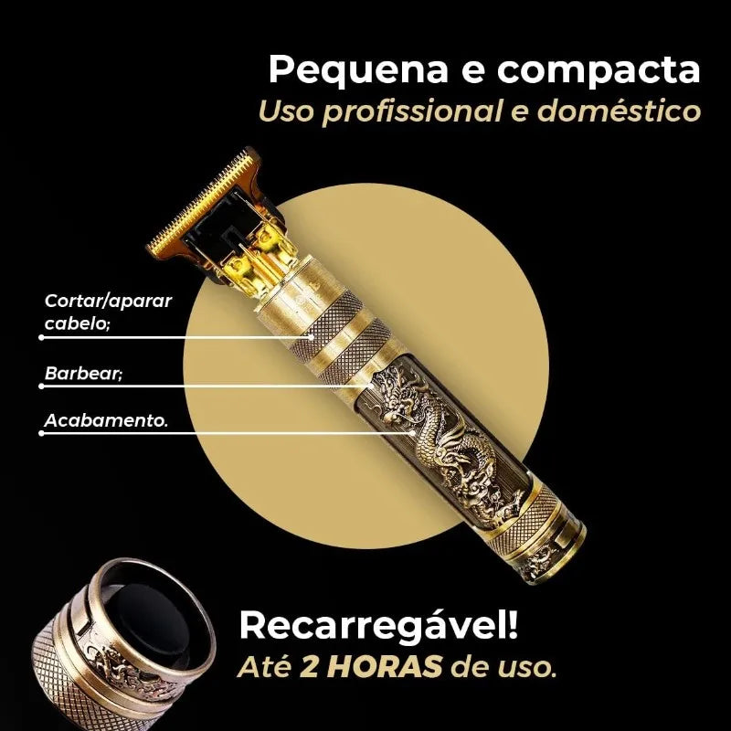 Máquina de corte de cabelo masculina com design elegante